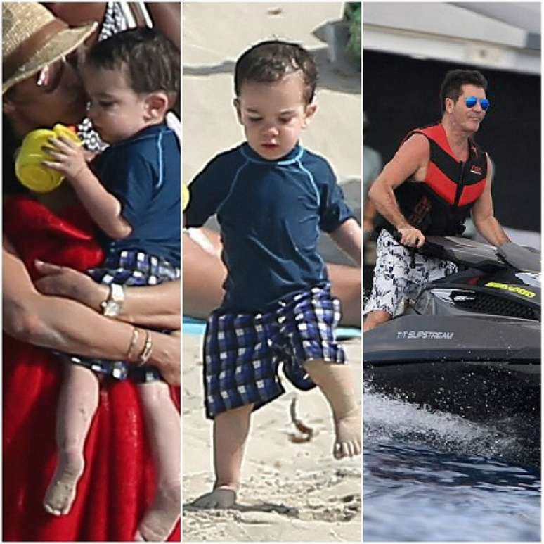 Eric passeia com os pais no Mediterr&acirc;neo