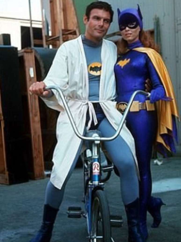 Yvonne Craig e Adam West em 'Batman'