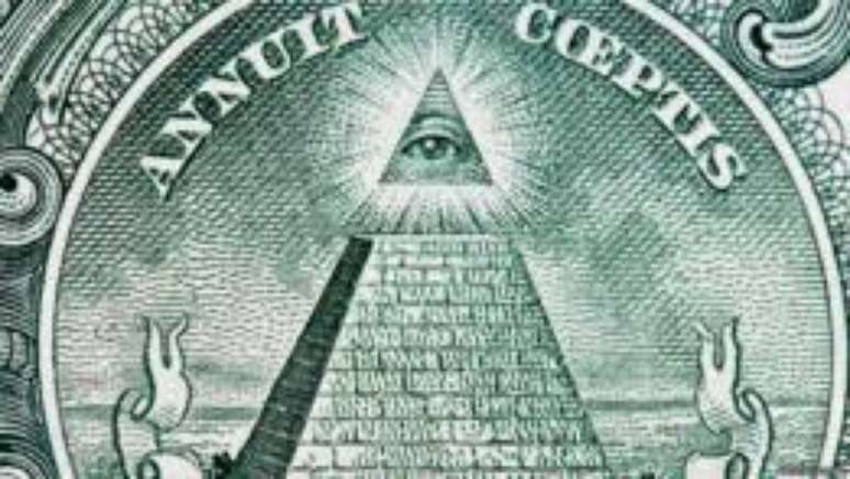 O famoso 'olho que tudo vê' está na nota de dólar e já foi vinculado aos Illuminati