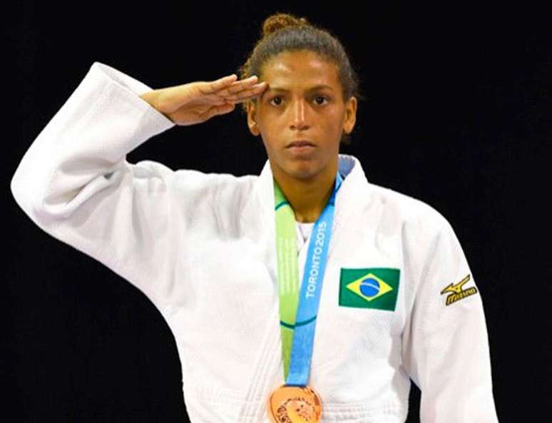 Rafaela Silva - bronze no judô no Pan de Toronto