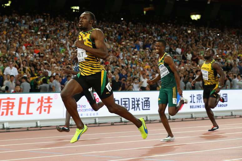 Bolt ganhou o ouro nos 200m no Mundial de Atletismo, em Pequim