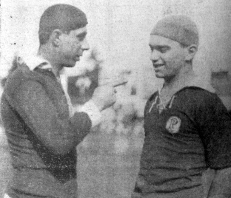 Heitor (e) e Romeu Pellicciari foram ídolos do Palestra Itália