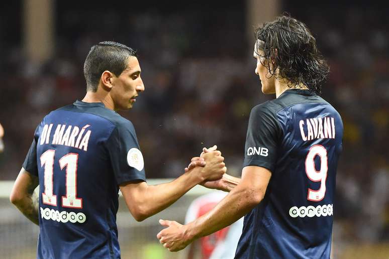 Nome do jogo, Cavani cumprimenta o estreante do dia, Di María