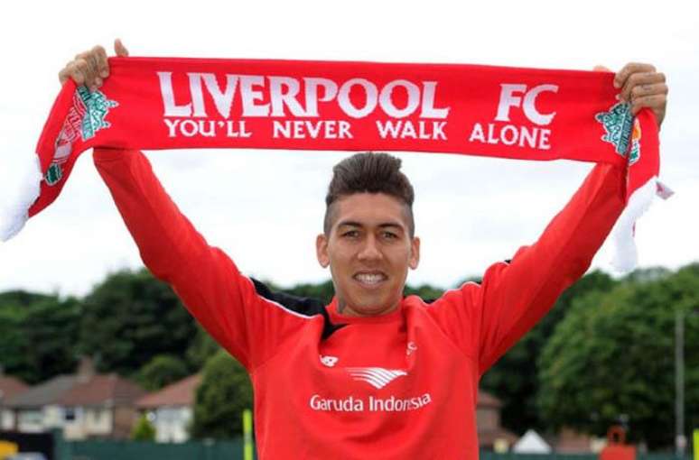 7 - FIRMINO - Atacante chamou a atenção dos Liverpool, que pagou 41 milhões de euros