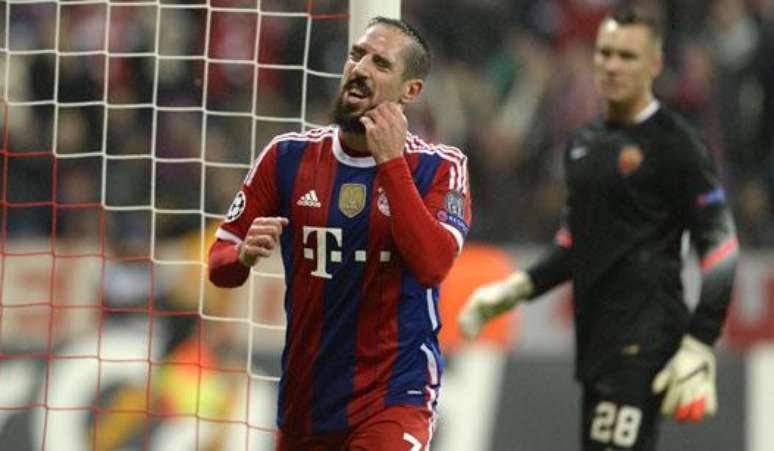 Bayern de Munique x Roma - Liga dos Campeões - Ribery