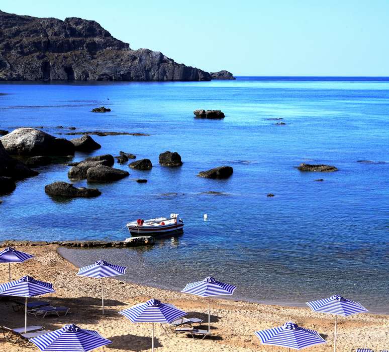 Plakias, em Creta, é a praia nudista mais ao sul da Europa