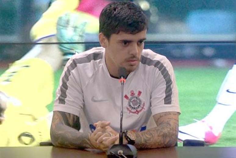 FRAME - Fagner em coletiva do Corinthians