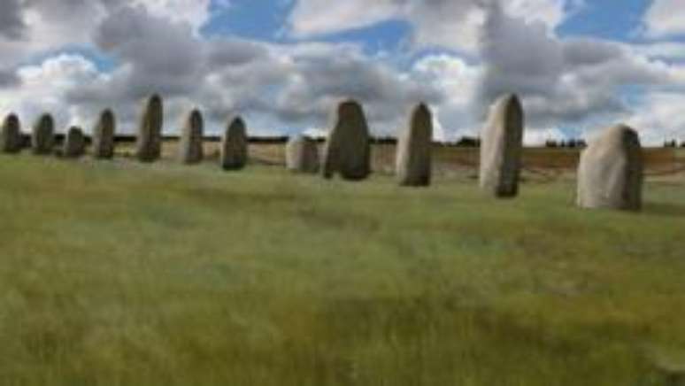 Simula&ccedil;&atilde;o mostra como seria monumento "Super -Henge"