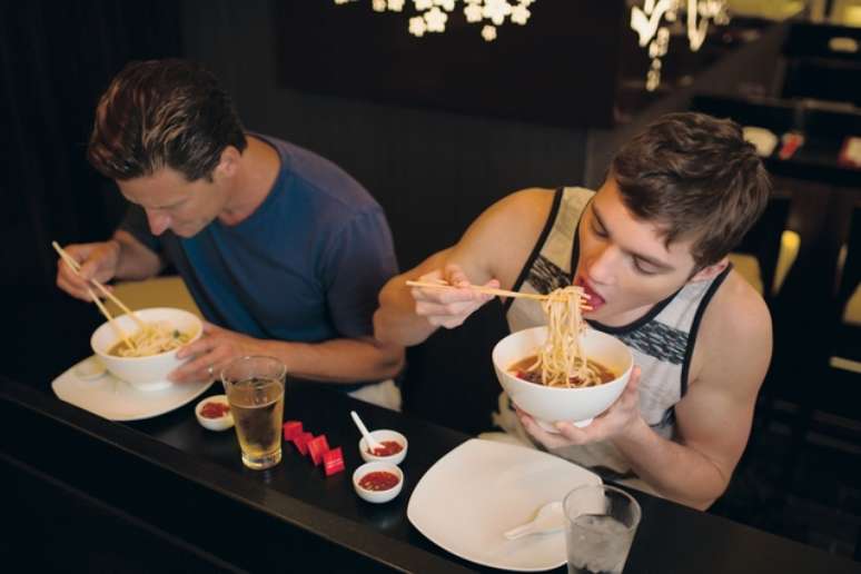 Noodles orientais e massas italianas são destaque em cruzeiros