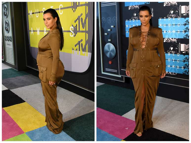 No prêmio Video Music Awards, Kim Kardashian usou vestido Balmain que marca tanto a cintura quanto os quadris e foi muito criticada: “Não é meu estilo, mas ela respeita sua silhueta e gosta de mostrá-la, então, porque julgá-la?”, afirmou a consultora Karen Brusttolin