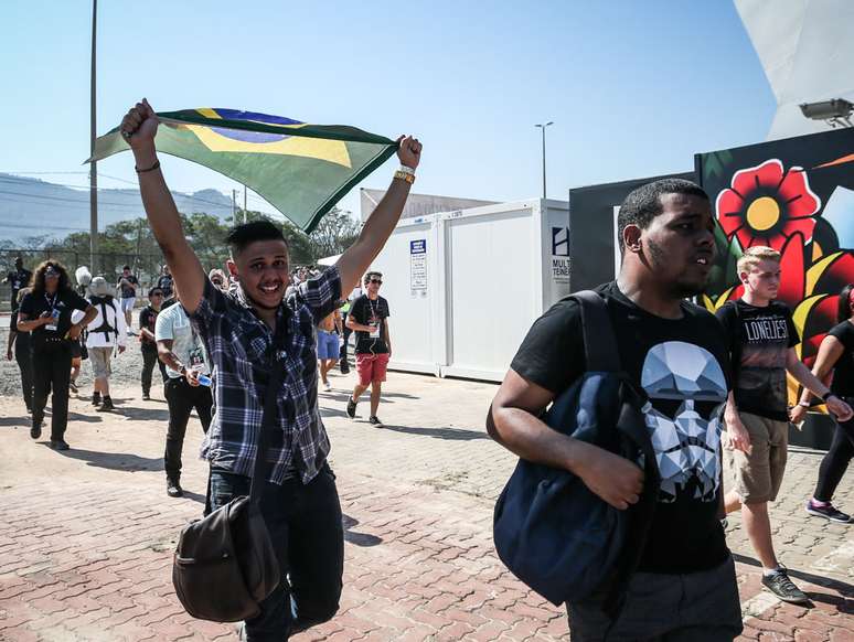 Rock in Rio abriu os port&otilde;es para o primeiro dia de festival &agrave;s 14h desta sexta-feira (18)