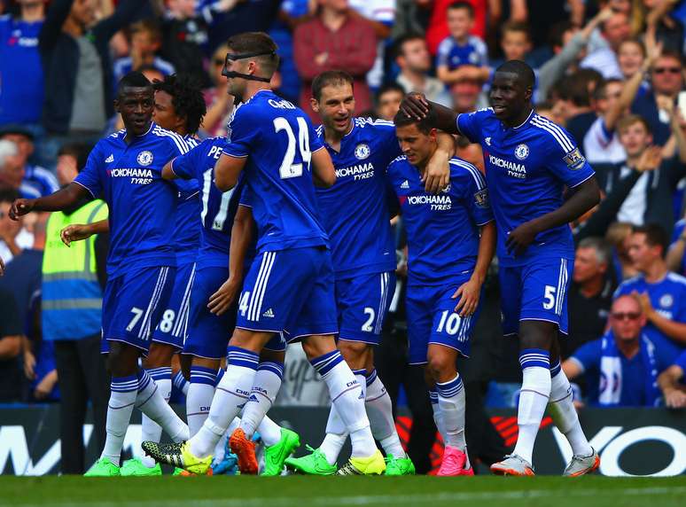 No final do jogo, Hazard marcou o segundo do Chelsea e sacramentou a vitória