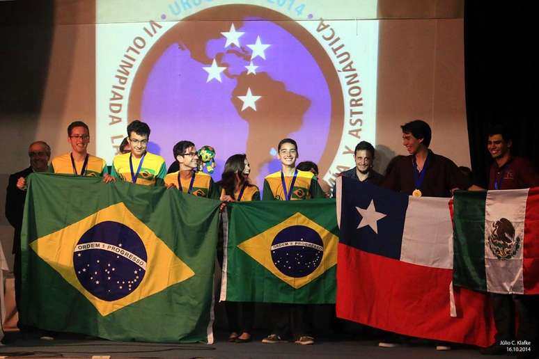 Medalhistas brasileiros na última Olímpiada Latino-Americana de Astronomia