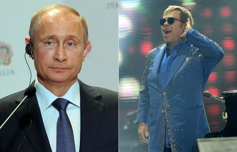 Putin telefonou para Elton John e dispôs-se a fazer uma reunião