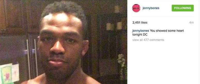 Jon Jones publica vídeo no Instagram, mas depois apaga