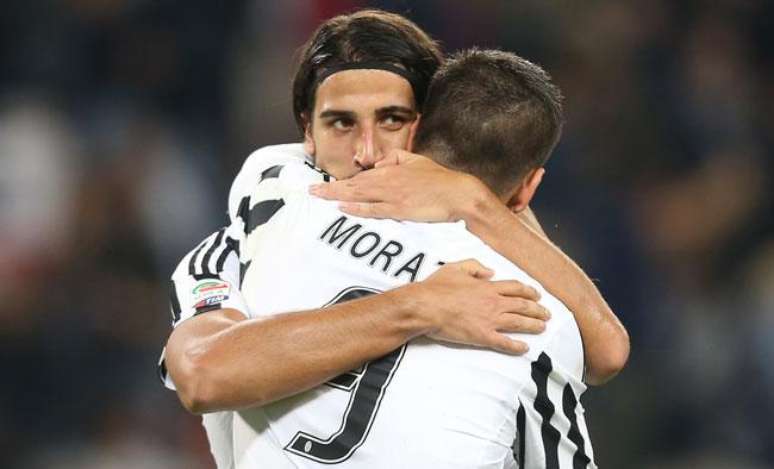 Khedira e Morata - Juventus x Bologna