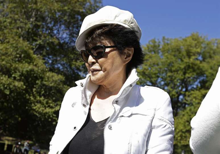 Yoko Ono, viúva de Lennon, foi quem organizou o ato