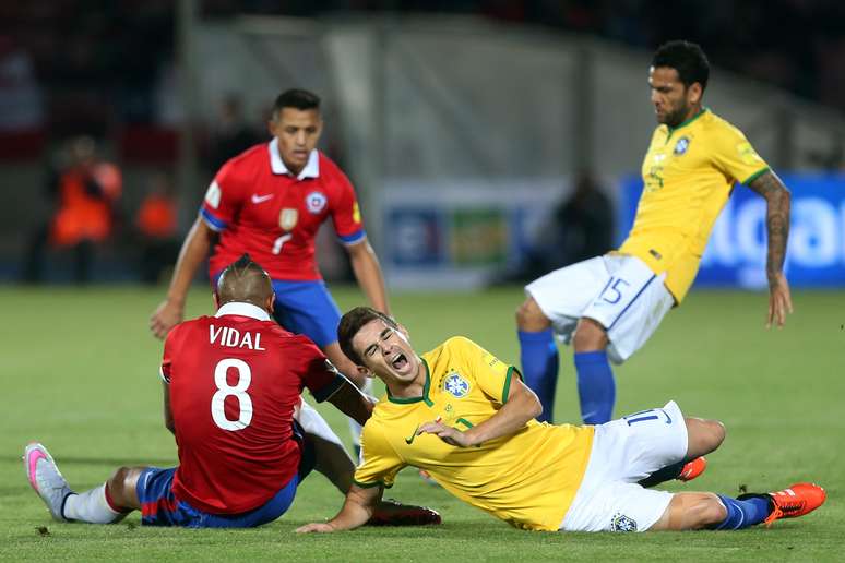 Brasil foi dominado em Santiago e viu o campeão da Copa América sair com a vitória