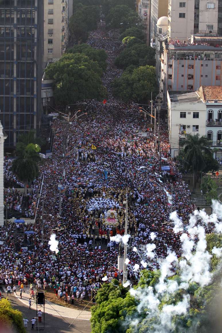 Procissão do Círio de Nossa Senhora de Nazaré, a maior manifestação religiosa Católica do Brasil e um dos maiores eventos religiosos do mundo