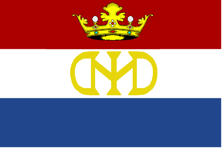 Bandeira da Nova Holanda, como ficou conhecida a colônia da Companhia Neerlandesa das Índias Ocidentais no Brasil 