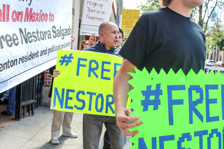 Protestos foram realizados ao redor do mundo cobrando a libertação de Nestora 