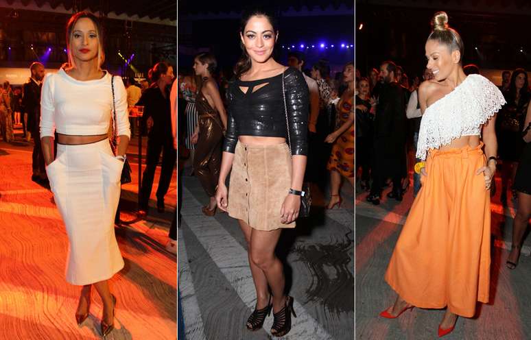 Thaissa Carvalho, Carol Castro e Adriane Galisteu capricharam no visual para o Elle Fashion Preview