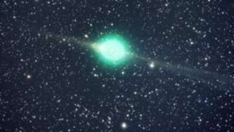 A explica&ccedil;&atilde;o mais plaus&iacute;vel seria a presen&ccedil;a de exocometas