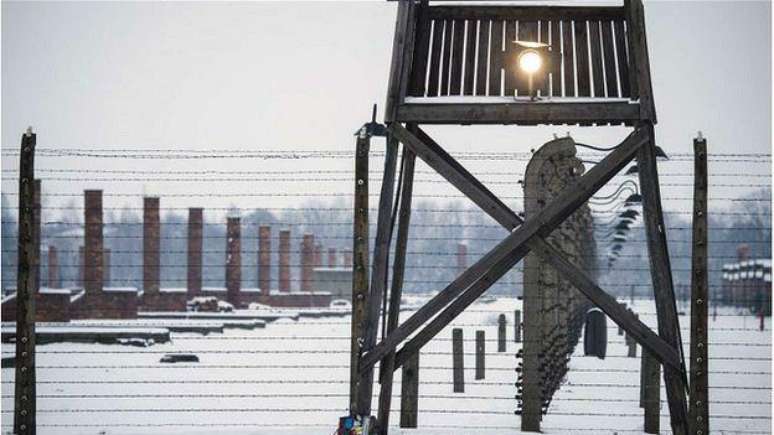 Cerca de um milhão de judeus foram mortos no campo de concentração de Auschwitz-Birkenau (Foto: AFP)