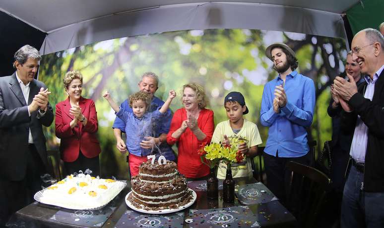 O ex-presidente Lula completou 70 anos