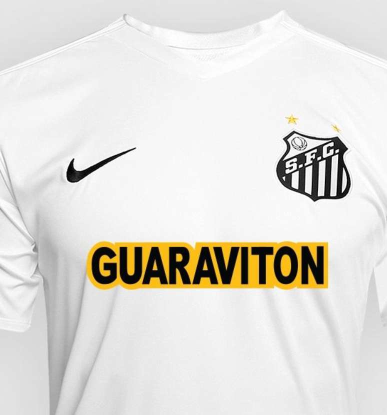 Guaraviton ficará no peito da camisa do Santos