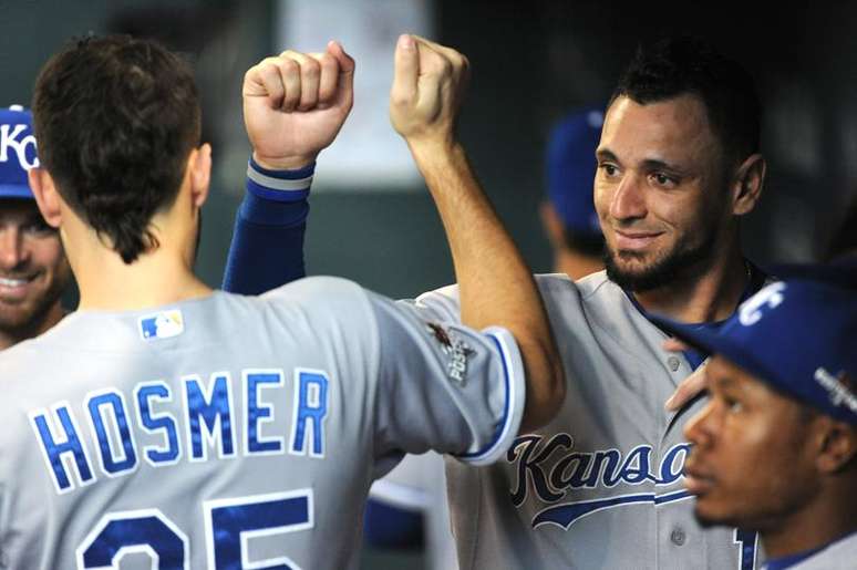 Eric Hosmer e Paulo Orlando