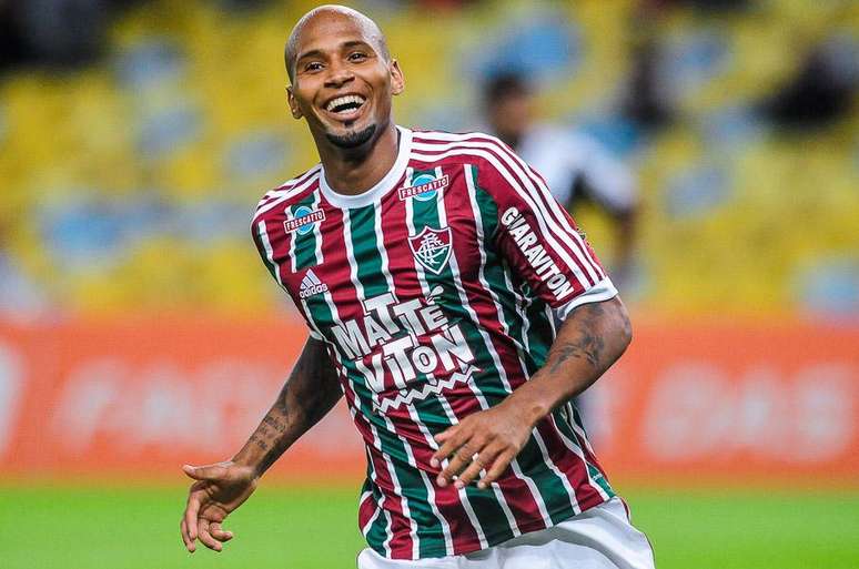 Fluminense x Ponte Preta - Campeonato Brasileiro - Wellington Silva comemora seu gol