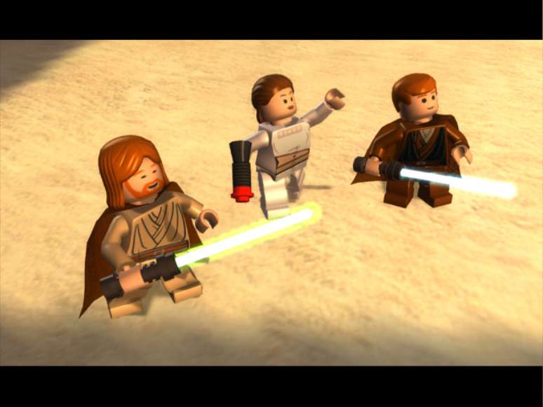 Apesar do visual um pouco infantil, LEGO Star Wars é um ótimo game