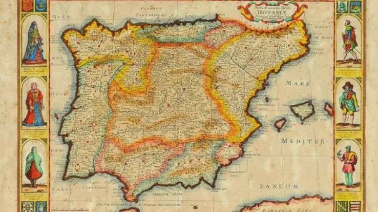 Lei beneficia herdeiros dos judeus expulsos da Península Ibérica (mapa acima) no século 15