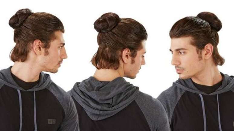 Coque masculino sale cabelo grande