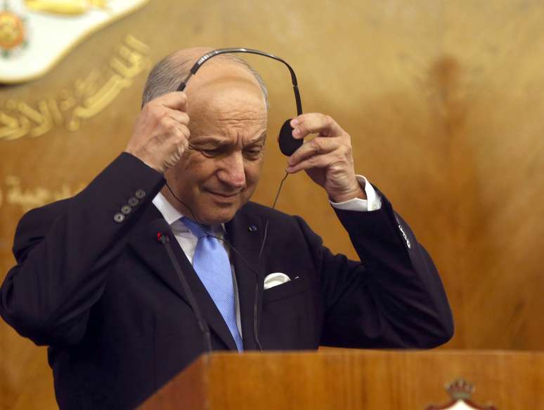 Laurent Fabius, ministro das Rela&ccedil;&otilde;es Exteriores da Fran&ccedil;a