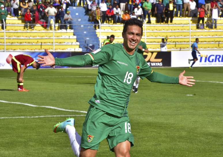 Rodrigo Ramallo marcou dois dos quatro gols bolivianos em La Paz