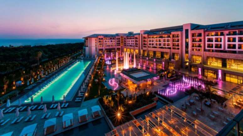 Hotel em Belek, cidade vizinha a Antália, que receberá a cúpula dos líderes do G20; região tem cerca de 50 resorts e 15 campos de golfe