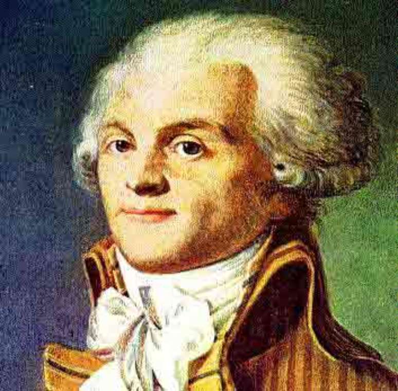 Robespierre era líder dos jacobinos e foi um dos responsáveis pelo Reino do Terror