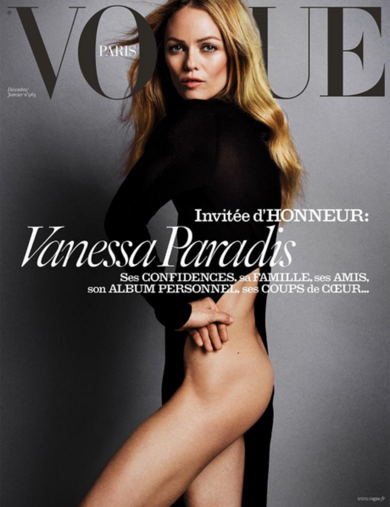 Vanessa Paradis em capa especial da Vogue Paris