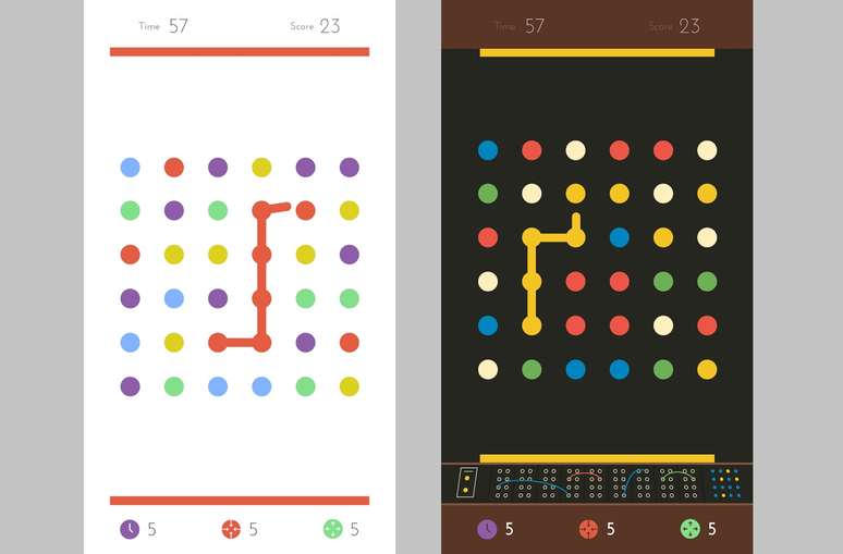 Ligar pontos é o princípio básico de Dots