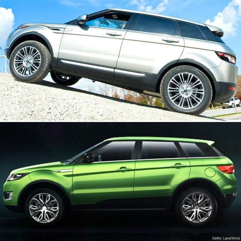 Range Rover Evoque e LandWind X7