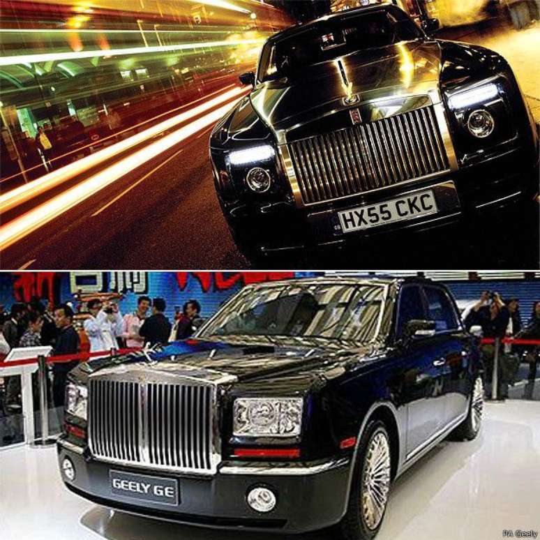 Rolls-Royce Phantom e Geely GE