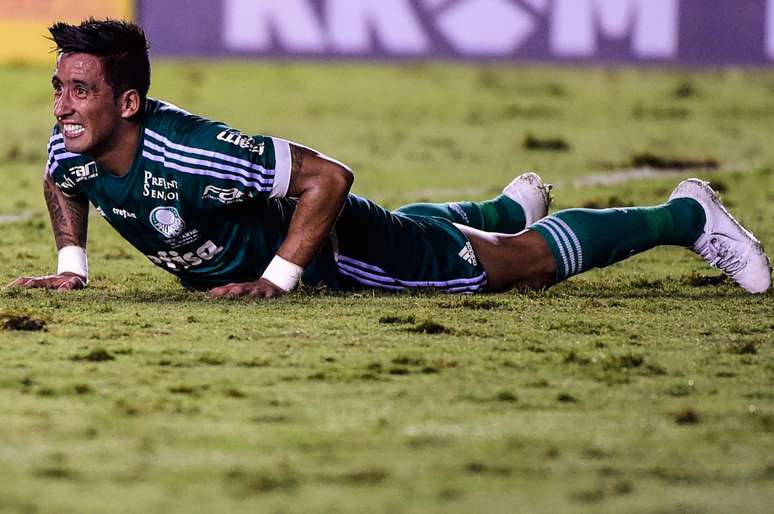 Palmeiras reclama de pênalti não marcado sobre Lucas Barrios