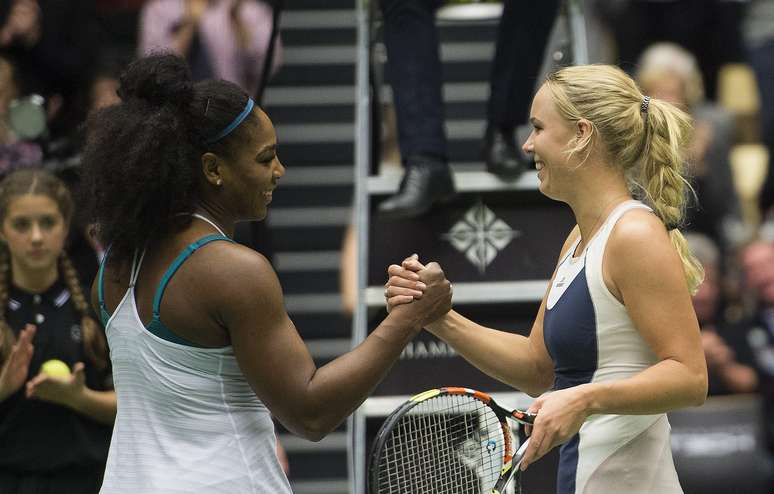 Wozniacki venceu Serena em amistoso na Dinamarca