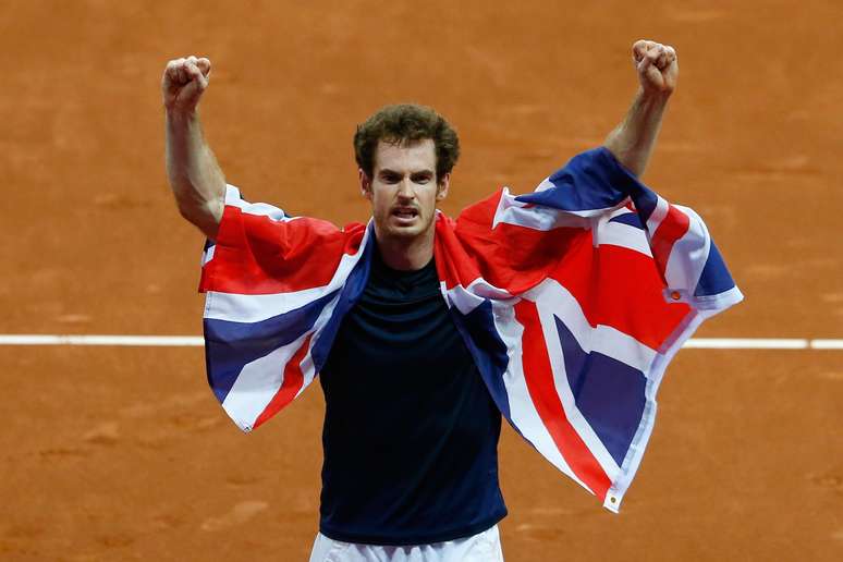 Andy Murray levou a Grã-Bretanha ao título da Copa Davis do ano passado
