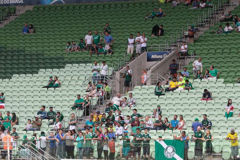 Com todas as atenções voltadas para a final da Copa do Brasil na próxima quarta-feira (2), o Allianz Parque recebeu seu menor público desde a inauguração