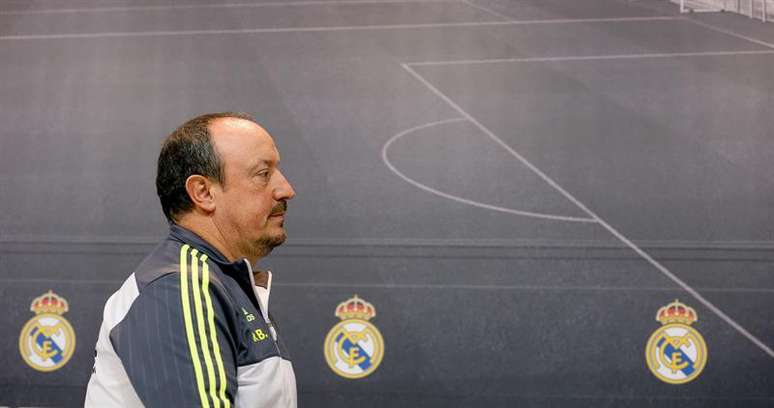 Rafa Ben&iacute;tez, t&eacute;cnico do Real Madrid