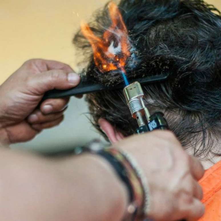 O ma&ccedil;arico gera chamas de mais de mil graus de temperatura