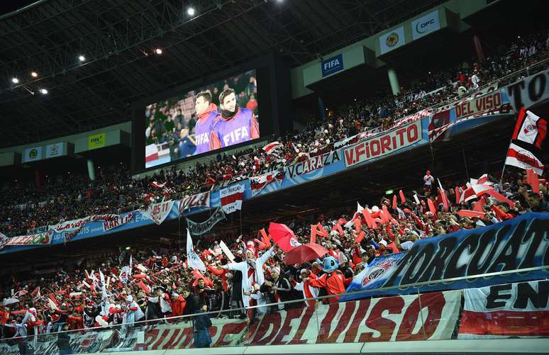 Torcida do River compareceu em peso em Yokohama